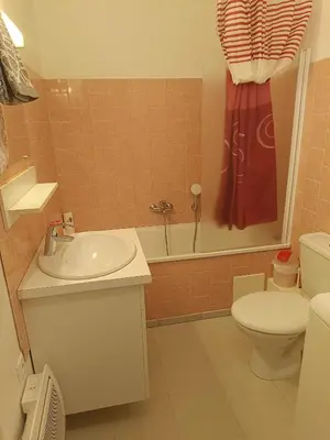 Salle de bains dans l'établissement Appartement centre ville avec parking