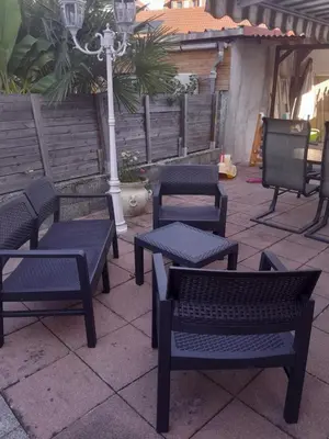 Terrasse ou espace extérieur de l'établissement Christiane and Danys cottage Nice apartment for 4 people
