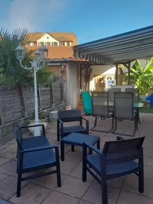 Terrasse ou espace extérieur de l'établissement Christiane and Danys cottage Nice apartment for 4 people