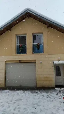 L'établissement Maison le Trèfle Argenté en hiver