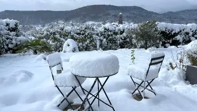 L'établissement KITTERLELODGE Suite 1 à 5 personnes avec vue en hiver