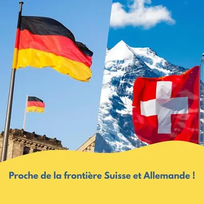 Vue générale sur la montagne ou vue sur la montagne depuis l'appartement