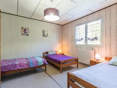 Un ou plusieurs lits dans un hébergement de l'établissement Charmant pavillon au calme, idéal pour famille ou amis près des Vosges - FR-1-583-421