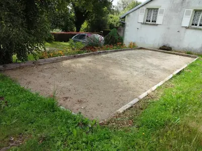 Jardin de l'établissement Gîte authentique 5 pers avec cheminée et jardin - FR-1-583-424