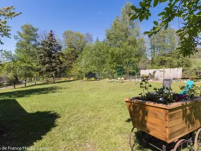 Jardin de l'établissement Charmante maison en pierre au cœur des Vosges - FR-1-583-436