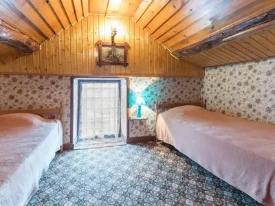 Un ou plusieurs lits dans un hébergement de l'établissement Charmante maison indépendante au cœur des Vosges Saônoises - FR-1-583-483