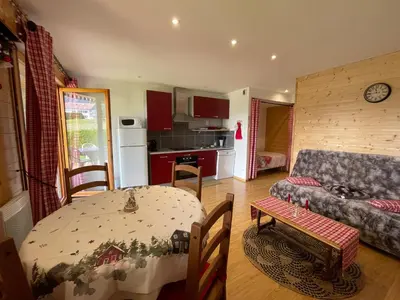 Cuisine ou kitchenette dans l'établissement Petit lutin