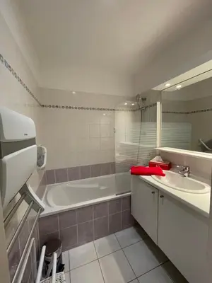 Salle de bains dans l'établissement Petit lutin