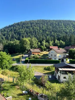 Paysage naturel près de le chalet