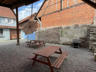 Terrasse ou espace extérieur de l'établissement Cramiland - Appart 02 Ohnenheim