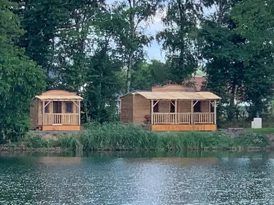 Vue sur la rivière ou le fleuve situé(e) à proximité de le chalet