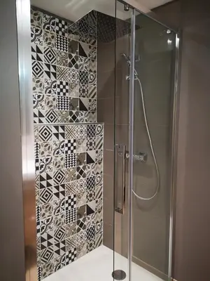Salle de bains dans l'établissement L'Atypique Vosgien