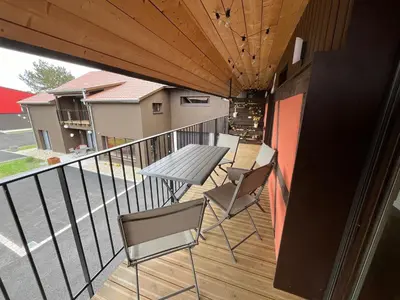Balcon ou terrasse dans l'établissement La Cour de Mamama Appartement 5