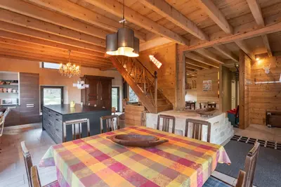 Coin salon dans l'établissement Le chalet de Nicolas - Your Nature Exclusive Retreat !
