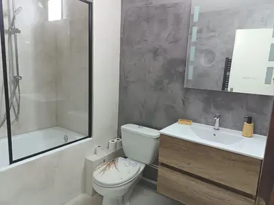 Salle de bains dans l'établissement Se détendre Au Petit Epi