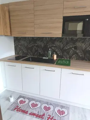 Cuisine ou kitchenette dans l'établissement Se détendre Au Petit Epi