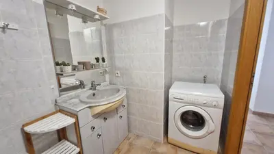 Salle de bains dans l'établissement Appartement Melou rez de chaussée