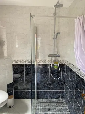 Salle de bains dans l'établissement Le Petit Letzenberg