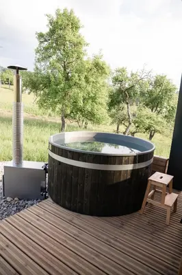 Plan de l'établissement Nordic Lodge Vosges - Helsinki - bain nordique - petit déjeuner
