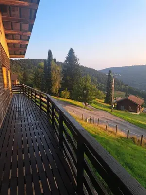 Paysage naturel près de le chalet