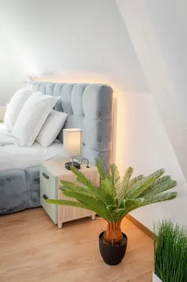 Coin salon dans l'établissement Up, Proche Basel, Loft Sous Combles & Vue