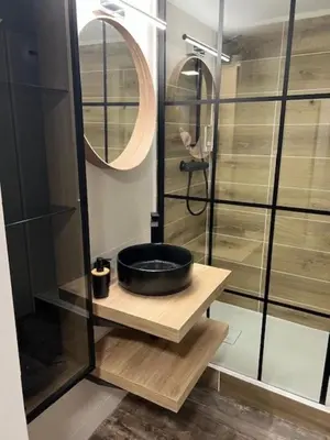 Salle de bains dans l'établissement Gîte Grand'Rue 