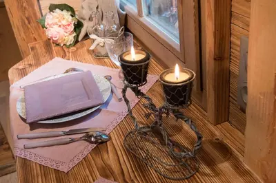 Plan de l'établissement Amour de Chalet - Clairière aux cabanes - Bol d'air
