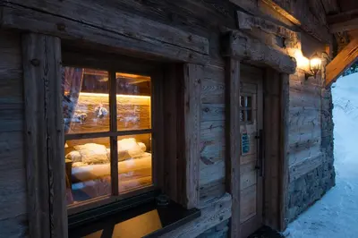 L'établissement Amour de Chalet - Clairière aux cabanes - Bol d'air en hiver