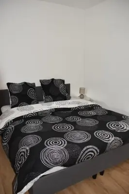 Un ou plusieurs lits dans un hébergement de l'établissement Renovated cottages