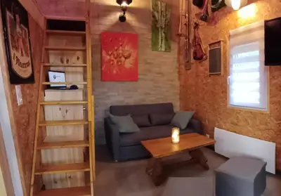 Coin salon dans l'établissement Le Jardin D' Épicure