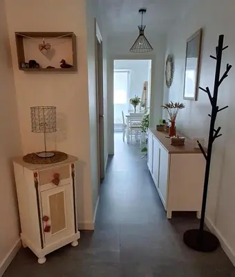 Cuisine ou kitchenette dans l'établissement Appartement - Central - Proche gare - Parking - Confort - Moderne
