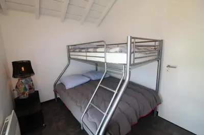 Un ou plusieurs lits dans un hébergement de l'établissement Gîte Le Hangar 67 à Saulxures-sur-Moselotte - Location atypique proche lac