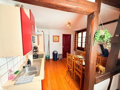 Cuisine ou kitchenette dans l'établissement Authentique Alsacien - coeur historique de Rouffach
