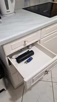 Cuisine ou kitchenette dans l'établissement T1 hyper centre Saint-Louis 