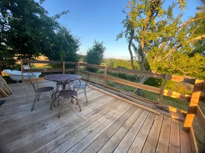 Balcon ou terrasse dans l'établissement l'insolite