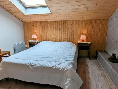 Un ou plusieurs lits dans un hébergement de l'établissement Grande maison au cœur des Vosges, escapades et nature - FR-1-583-466