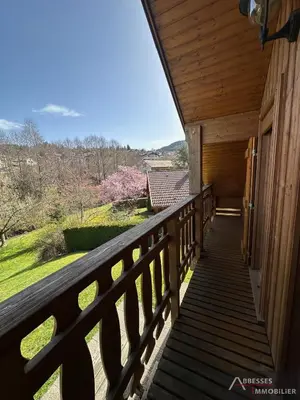 Balcon ou terrasse dans l'établissement Chalet Les Jonquilles