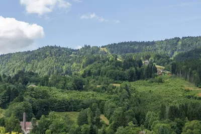 Paysage naturel près de la maison de vacances