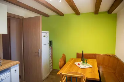 Cuisine ou kitchenette dans l'établissement Insolit'appart à la ferme