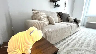 Coin salon dans l'établissement Gîte Le 25