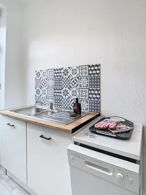 Cuisine ou kitchenette dans l'établissement L'instant Colmarien