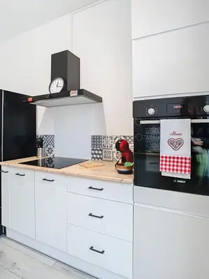 Cuisine ou kitchenette dans l'établissement L'instant Colmarien