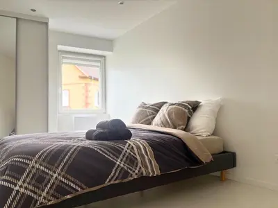 Un ou plusieurs lits dans un hébergement de l'établissement La Maison du Vigneron - 5 personnes 90m2 Ungersheim - Ecomusée - Proche route des vins