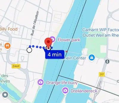 Plan de l'établissement - Suite Moderne N1, À la passerelle, Bâle et Allemagne, Parking Gratuit -