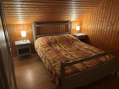 Un ou plusieurs lits dans un hébergement de l'établissement Grand chalet familial - Vue montagne, La Bresse