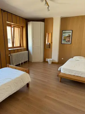 Un ou plusieurs lits dans un hébergement de l'établissement Maison dans le vignoble alsacien