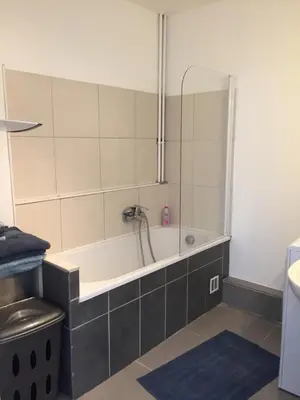Salle de bains dans l'établissement Gîte au coeur de Colmar