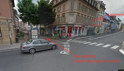 Quartier de l'appartement ou autre quartier proche