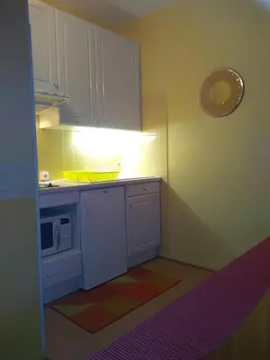 Cuisine ou kitchenette dans l'établissement Mon Petit Canada