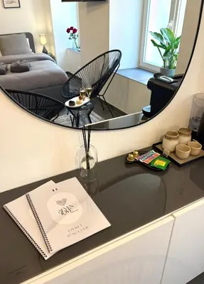 Coin salon dans l'établissement Seven Love - Private Spa Sélestat